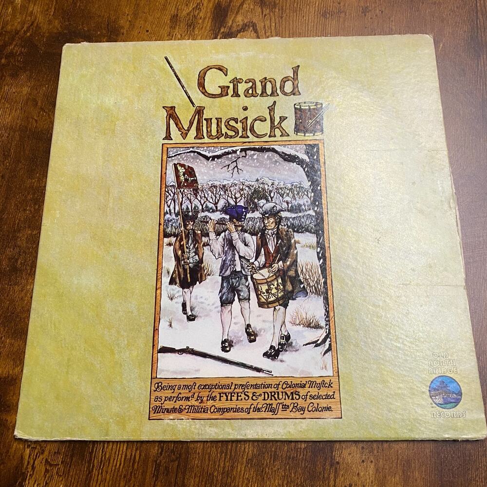 Various: Grand Musick Vinyl LP (Old North Bridge, 1974, ONB 1775) Folk, World